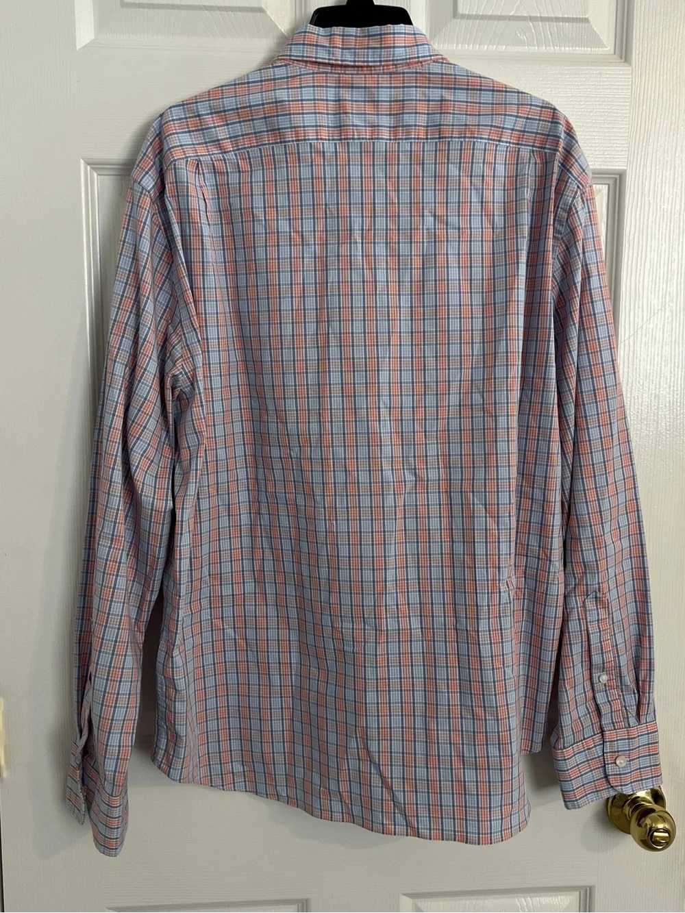 J. Crew Performance Plaid Button Down Shirt Men’s XL Preppy Coastal Office